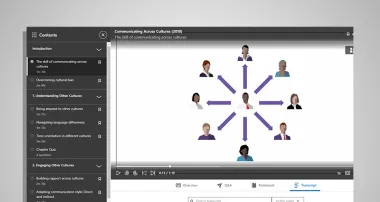 Screen capture of “Communicating Across Cultures” video